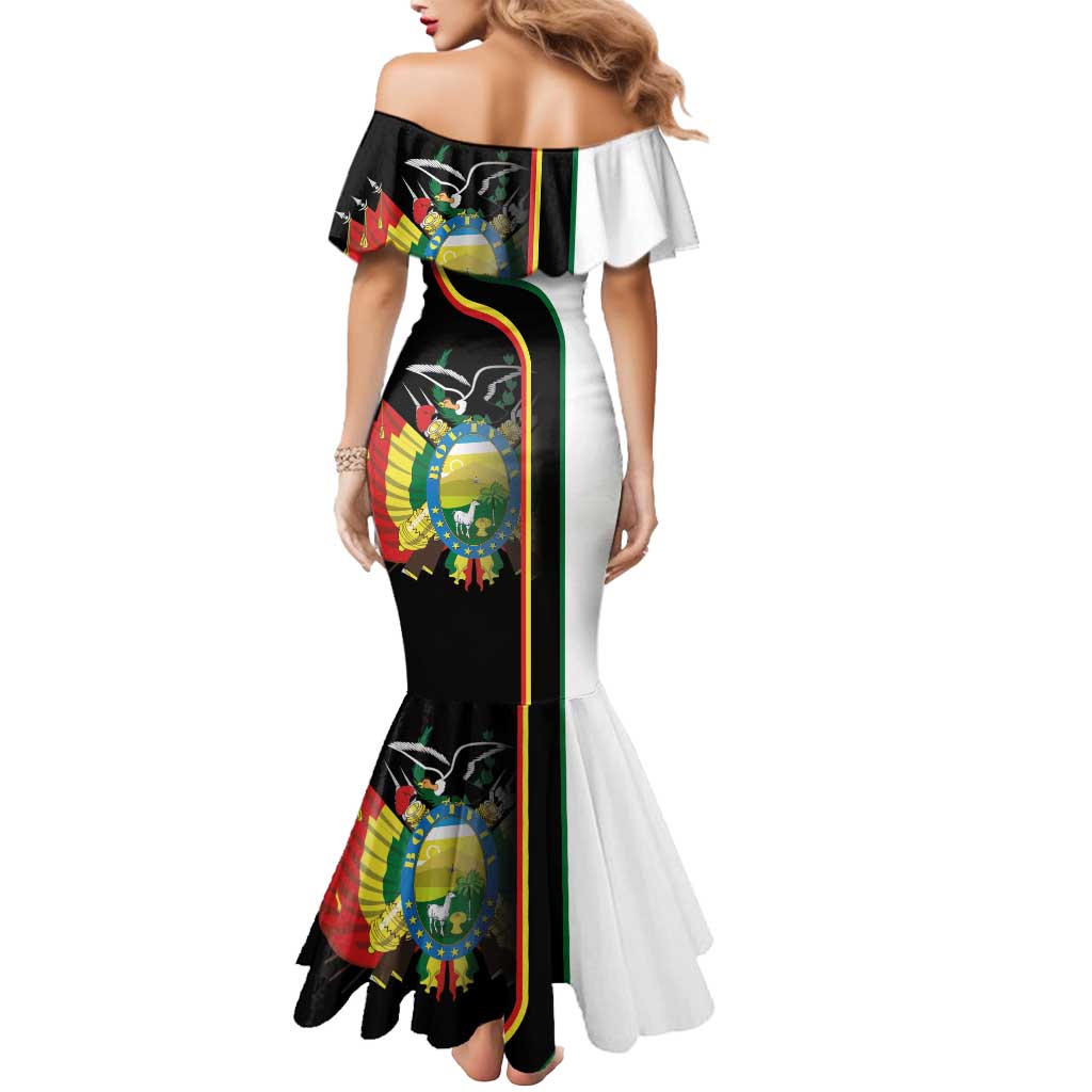 Bolivia Simple Coat of Arm Mermaid Dress