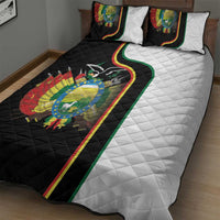 Bolivia Simple Coat of Arm Quilt Bed Set