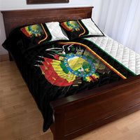 Bolivia Simple Coat of Arm Quilt Bed Set
