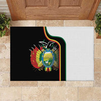 Bolivia Simple Coat of Arm Rubber Doormat
