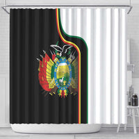 Bolivia Simple Coat of Arm Shower Curtain