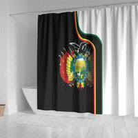 Bolivia Simple Coat of Arm Shower Curtain