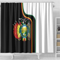 Bolivia Simple Coat of Arm Shower Curtain