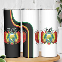 Bolivia Simple Coat of Arm Skinny Tumbler