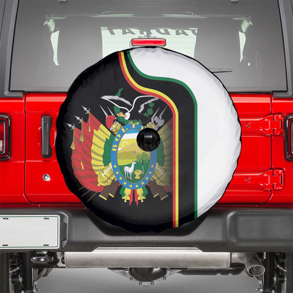 Bolivia Simple Coat of Arm Spare Tire Cover