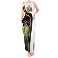 Bolivia Simple Coat of Arm Tank Maxi Dress