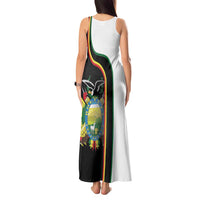 Bolivia Simple Coat of Arm Tank Maxi Dress