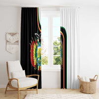 Bolivia Simple Coat of Arm Window Curtain
