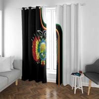 Bolivia Simple Coat of Arm Window Curtain