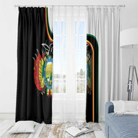 Bolivia Simple Coat of Arm Window Curtain