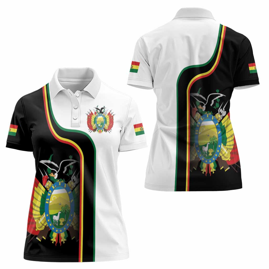Bolivia Simple Coat of Arm Women Polo Shirt