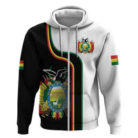 Bolivia Simple Coat of Arm Zip Hoodie
