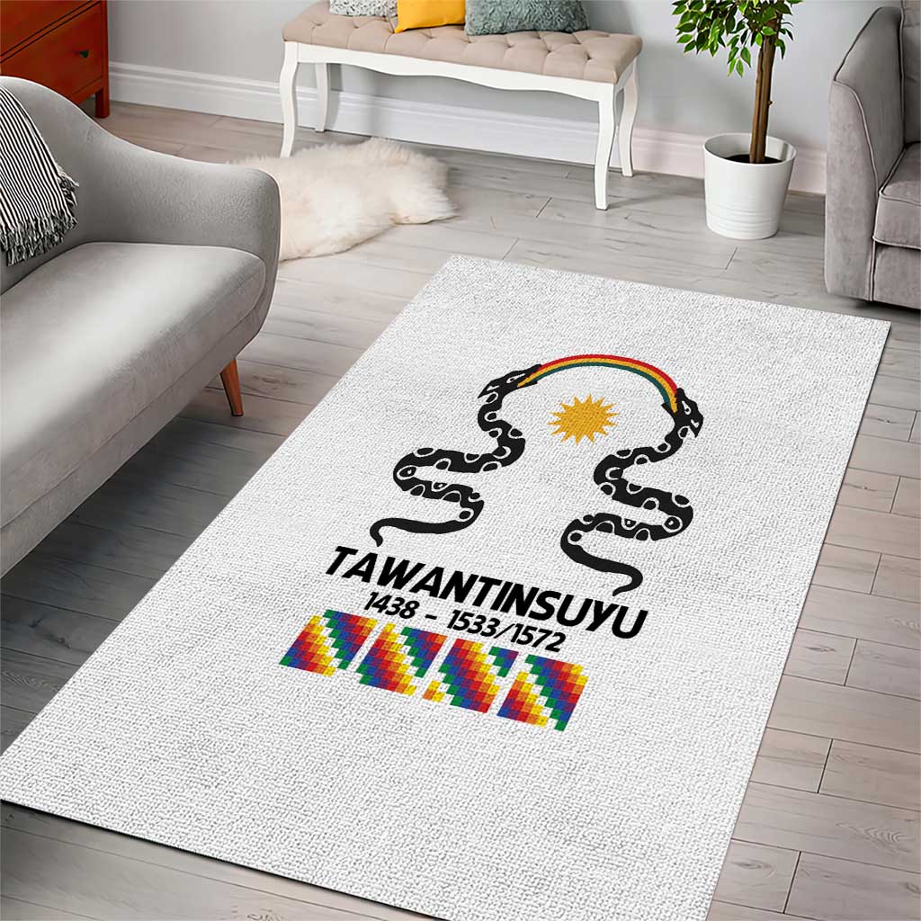Inca Empire Tawantinsuyu Area Rug Realm of the Four Parts