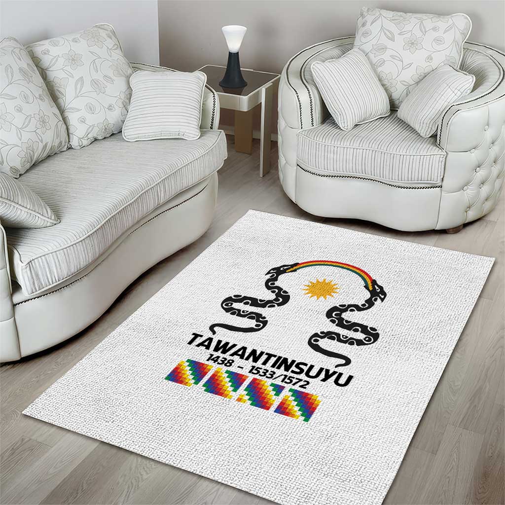 Inca Empire Tawantinsuyu Area Rug Realm of the Four Parts