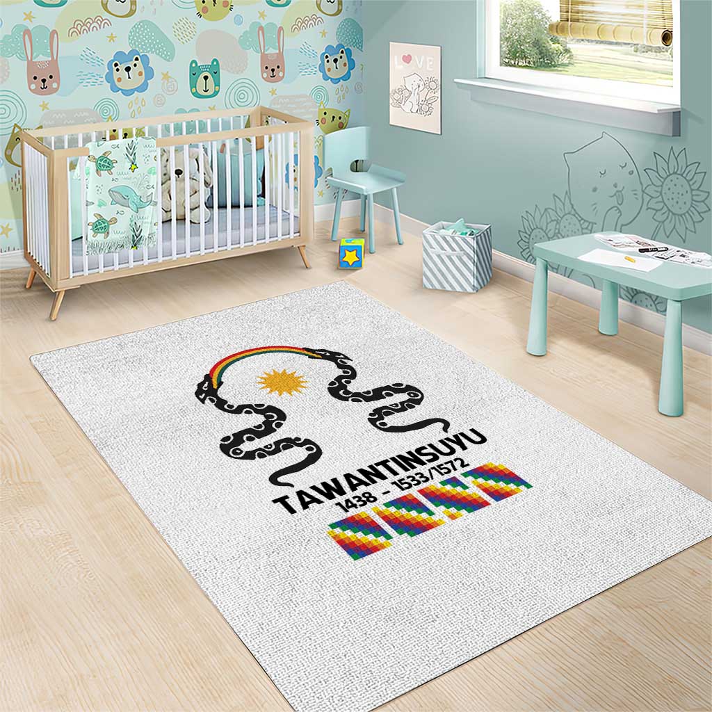 Inca Empire Tawantinsuyu Area Rug Realm of the Four Parts