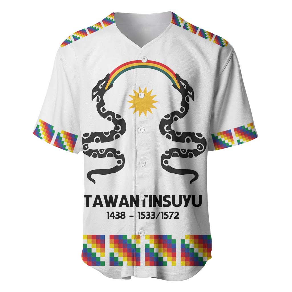 Inca Empire Tawantinsuyu Baseball Jersey Realm of the Four Parts