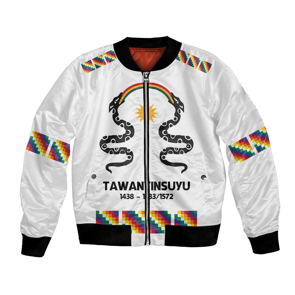 Inca Empire Tawantinsuyu Bomber Jacket Realm of the Four Parts