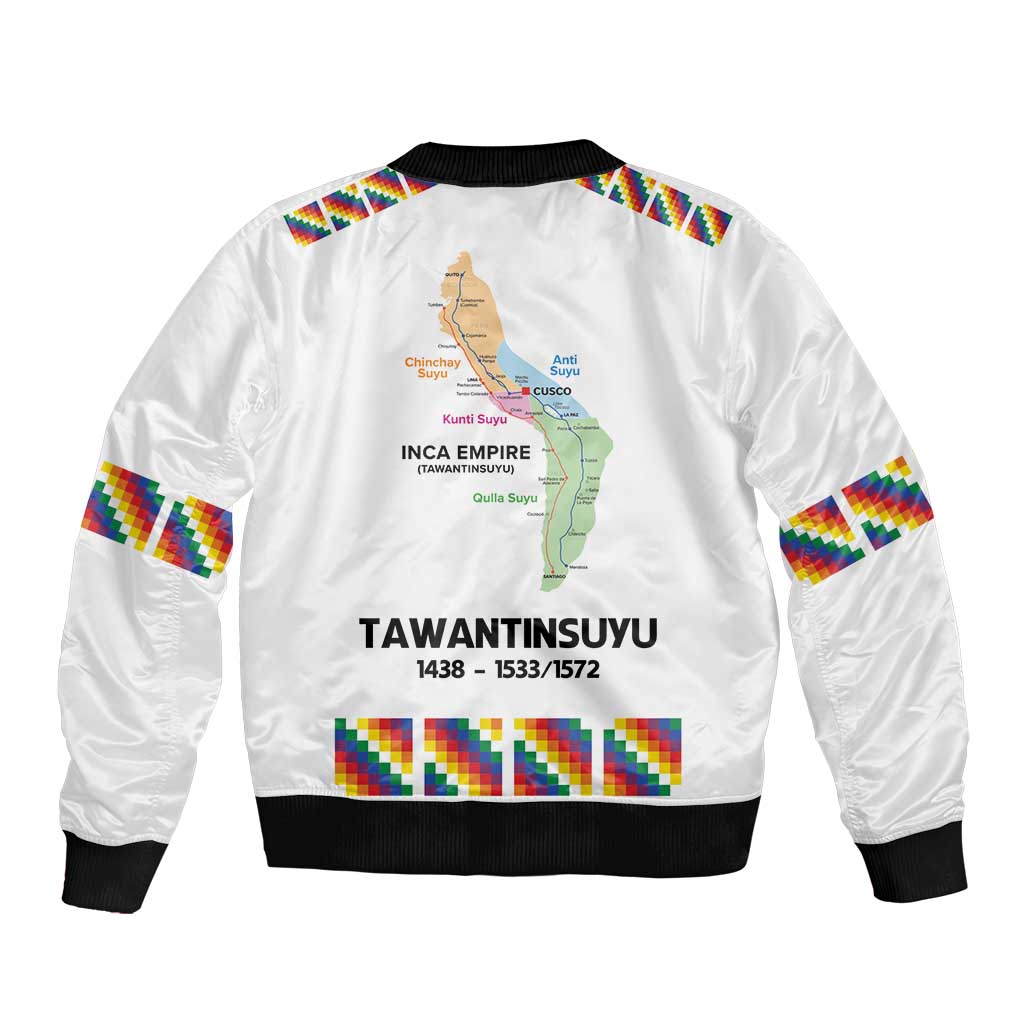 Inca Empire Tawantinsuyu Bomber Jacket Realm of the Four Parts