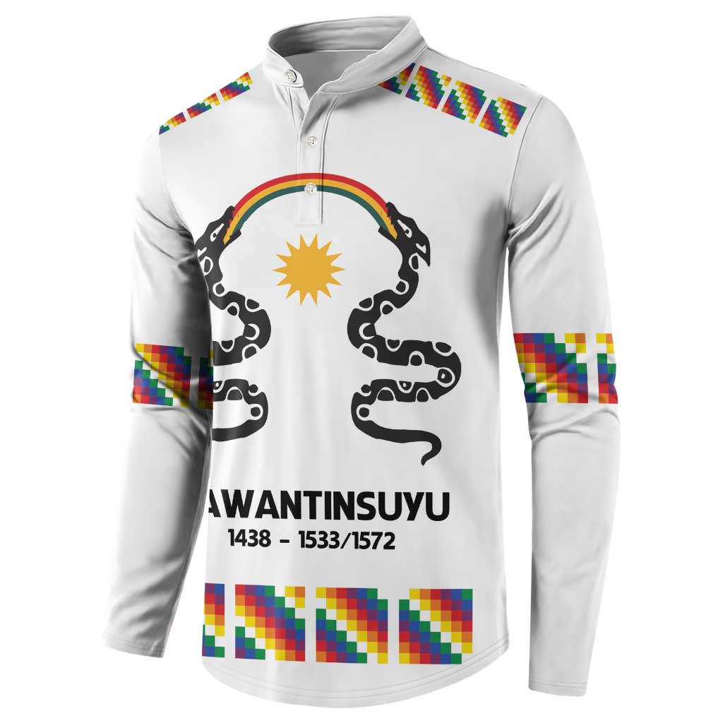 Inca Empire Tawantinsuyu Button Sweatshirt Realm of the Four Parts