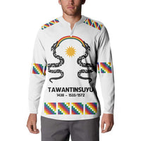 Inca Empire Tawantinsuyu Button Sweatshirt Realm of the Four Parts