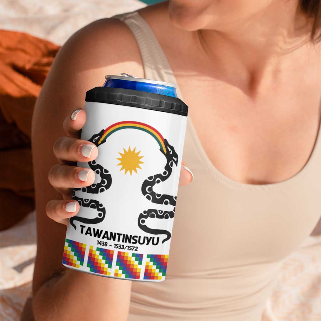 Inca Empire Tawantinsuyu 4 in 1 Can Cooler Tumbler Realm of the Four Parts
