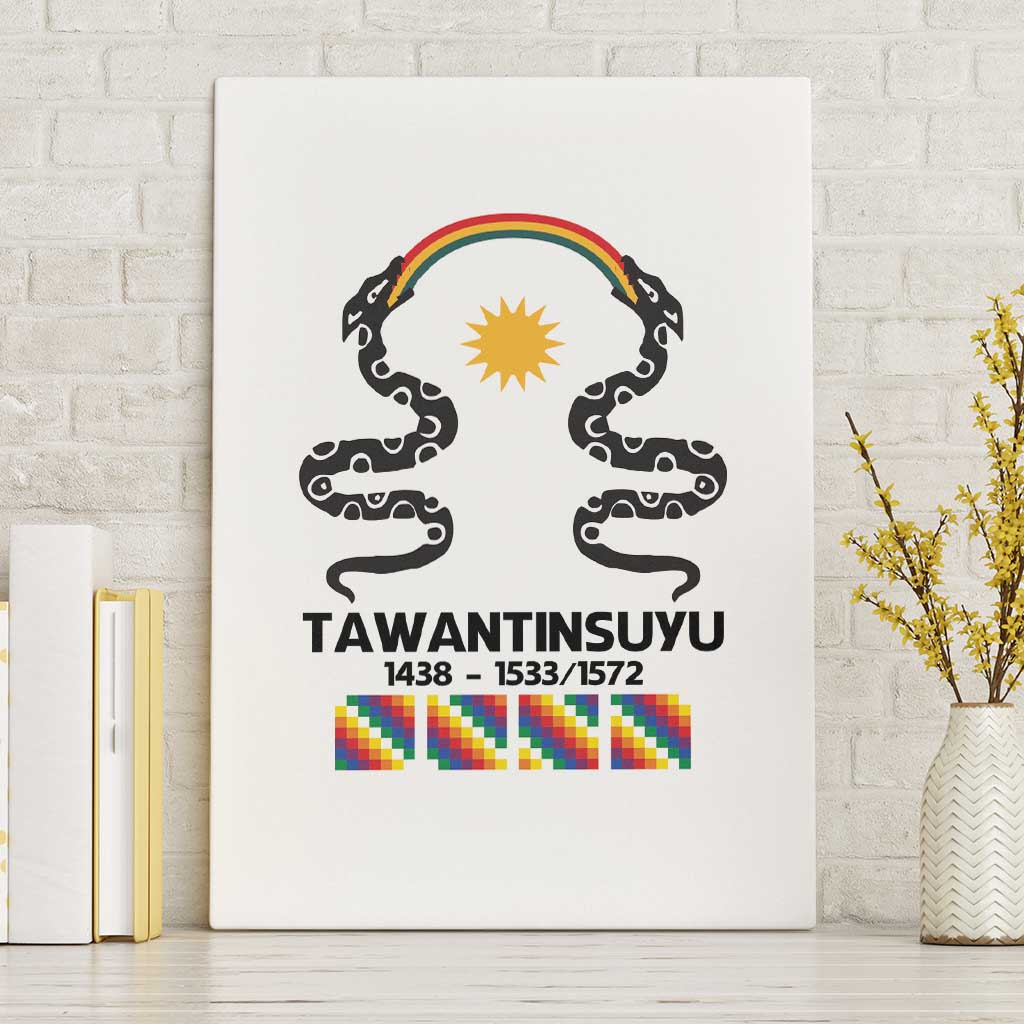 Inca Empire Tawantinsuyu Canvas Wall Art Realm of the Four Parts