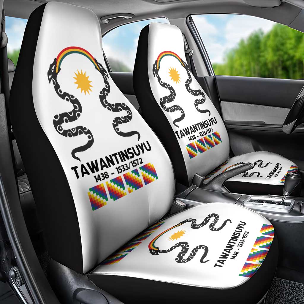 Inca Empire Tawantinsuyu Car Seat Cover Realm of the Four Parts