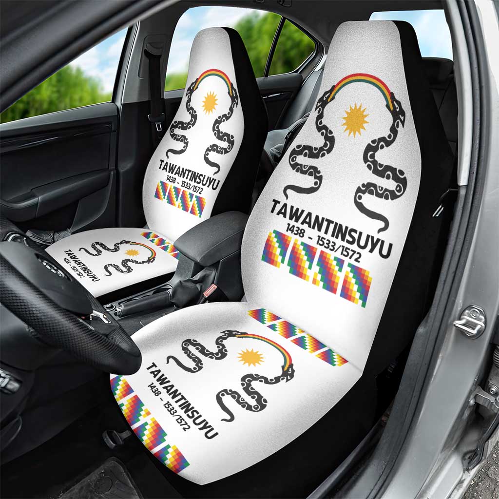 Inca Empire Tawantinsuyu Car Seat Cover Realm of the Four Parts