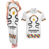 Inca Empire Tawantinsuyu Couples Matching Tank Maxi Dress and Hawaiian Shirt Realm of the Four Parts