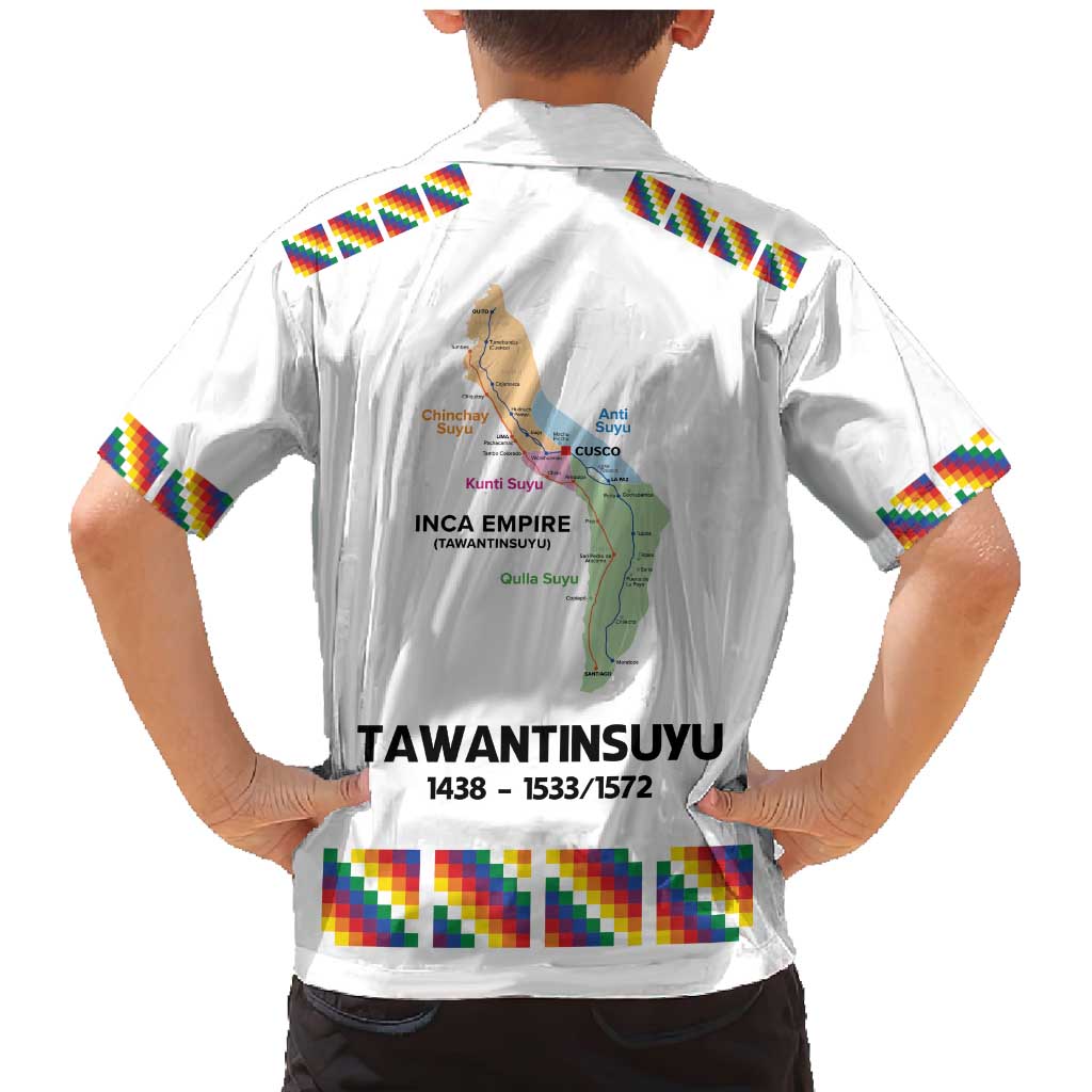 Inca Empire Tawantinsuyu Family Matching Mermaid Dress and Hawaiian Shirt Realm of the Four Parts