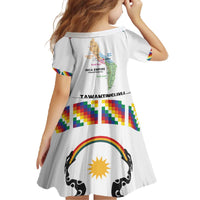 Inca Empire Tawantinsuyu Family Matching Off The Shoulder Long Sleeve Dress and Hawaiian Shirt Realm of the Four Parts