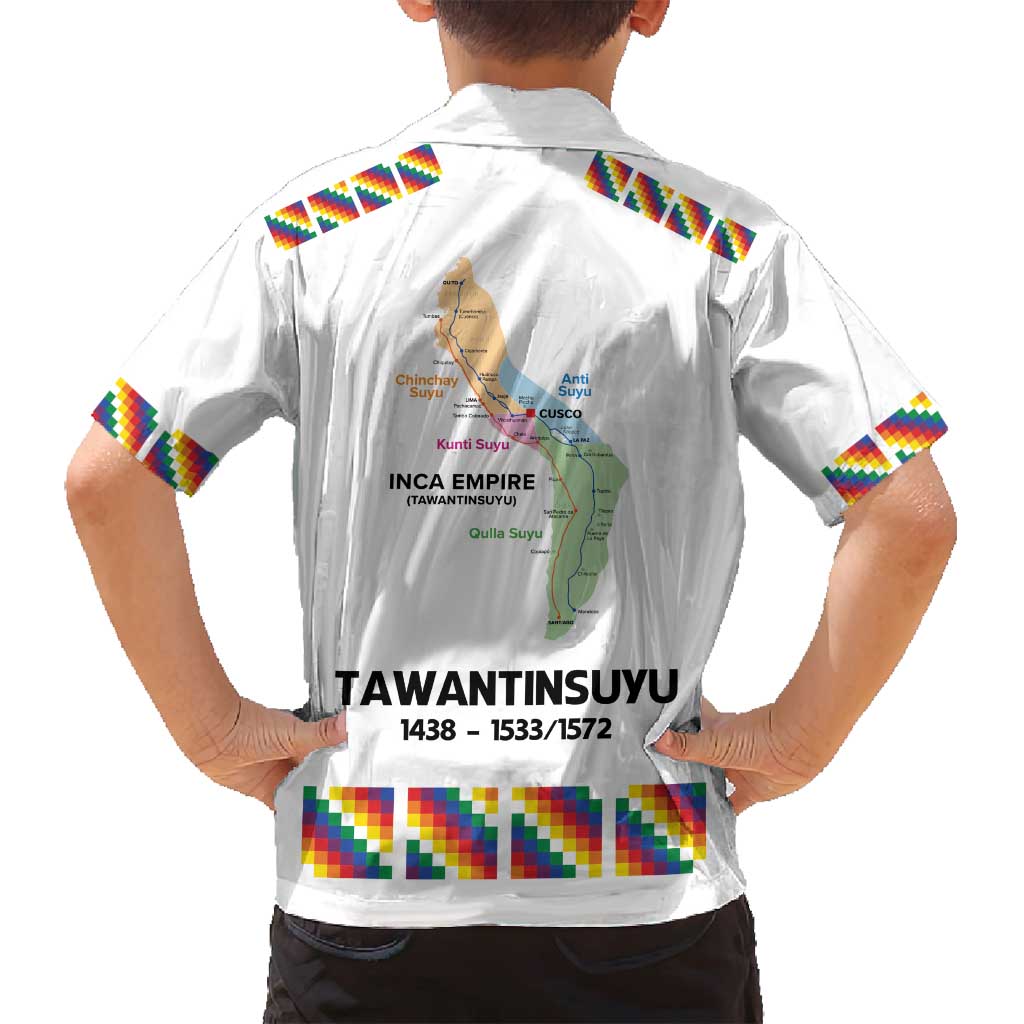 Inca Empire Tawantinsuyu Family Matching Summer Maxi Dress and Hawaiian Shirt Realm of the Four Parts