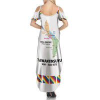Inca Empire Tawantinsuyu Family Matching Summer Maxi Dress and Hawaiian Shirt Realm of the Four Parts