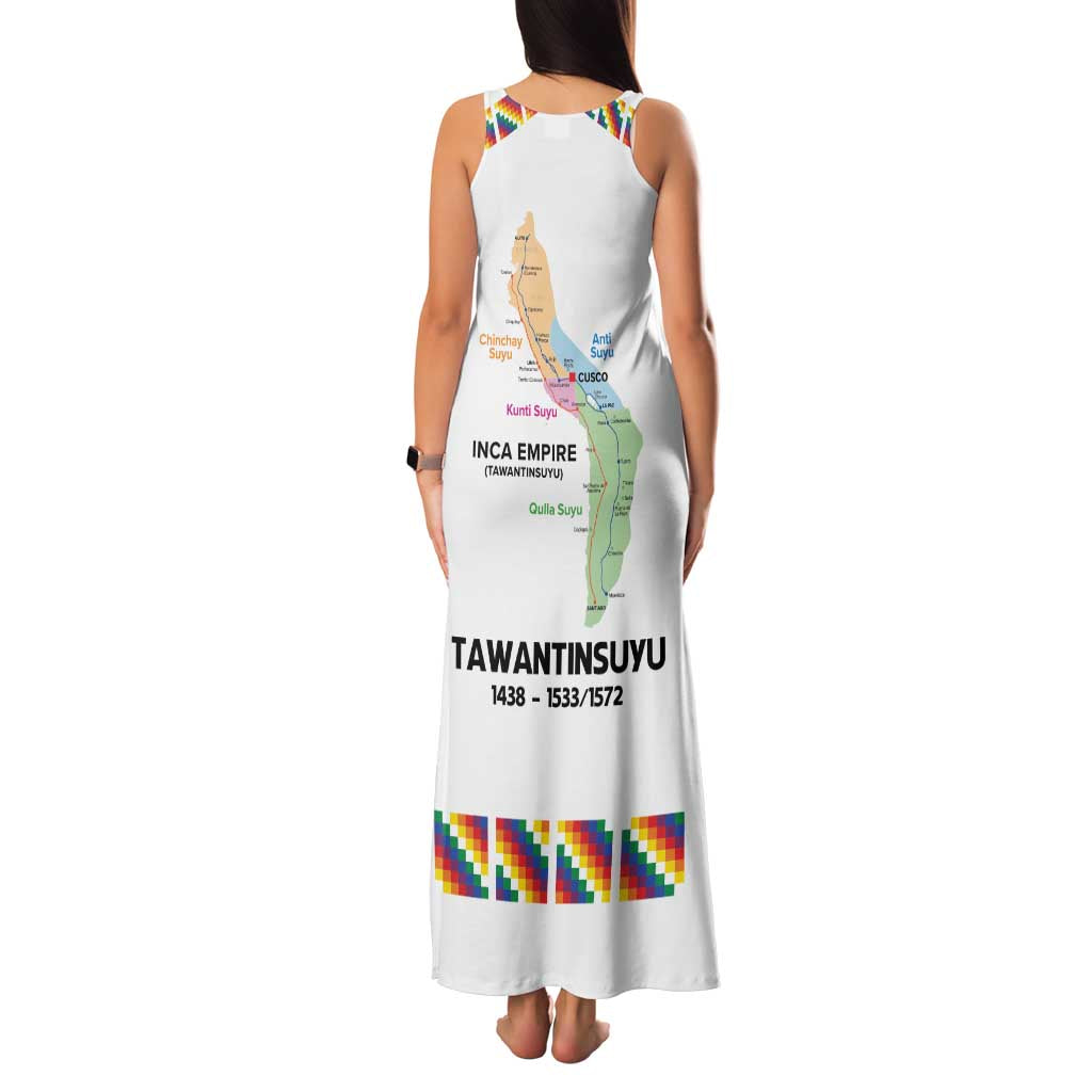 Inca Empire Tawantinsuyu Family Matching Tank Maxi Dress and Hawaiian Shirt Realm of the Four Parts