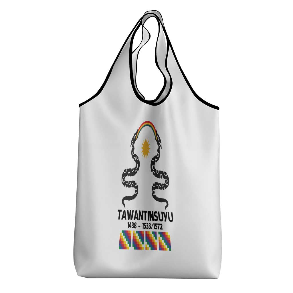 Inca Empire Tawantinsuyu Grocery Bag Realm of the Four Parts