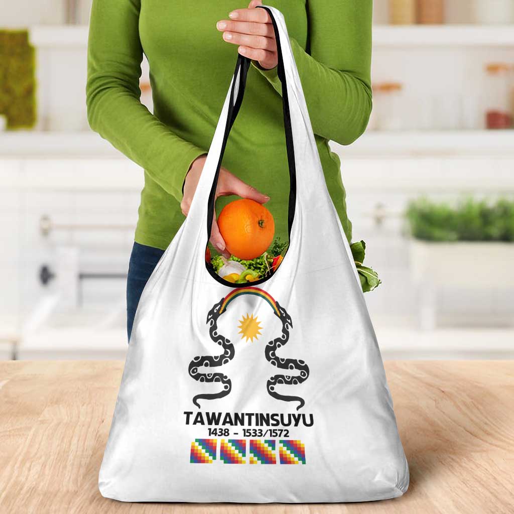 Inca Empire Tawantinsuyu Grocery Bag Realm of the Four Parts
