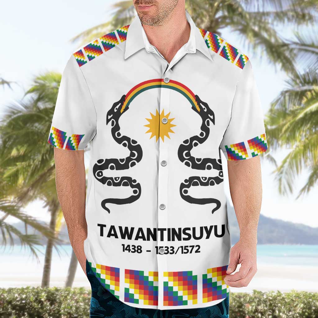 Inca Empire Tawantinsuyu Hawaiian Shirt Realm of the Four Parts