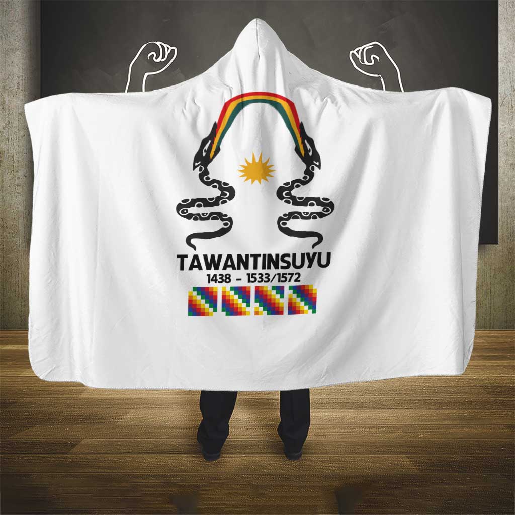 Inca Empire Tawantinsuyu Hooded Blanket Realm of the Four Parts