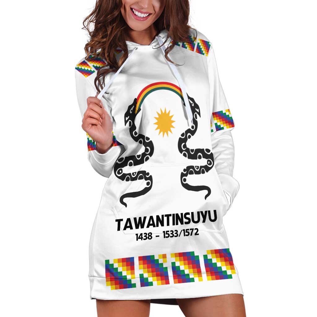 Inca Empire Tawantinsuyu Hoodie Dress Realm of the Four Parts