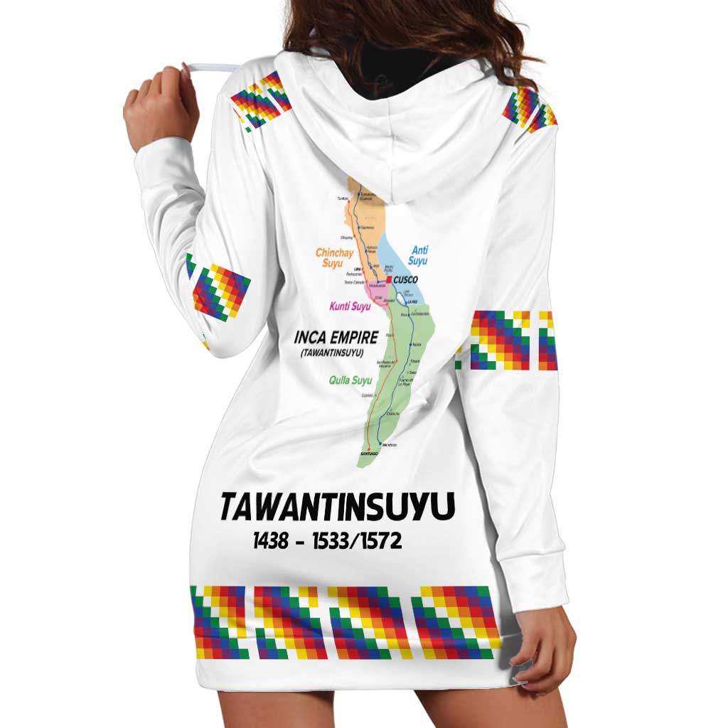Inca Empire Tawantinsuyu Hoodie Dress Realm of the Four Parts