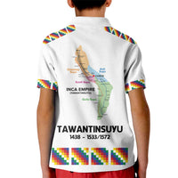 Inca Empire Tawantinsuyu Kid Polo Shirt Realm of the Four Parts