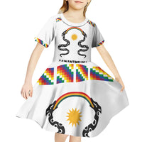 Inca Empire Tawantinsuyu Kid Short Sleeve Dress Realm of the Four Parts