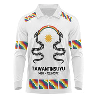 Inca Empire Tawantinsuyu Long Sleeve Polo Shirt Realm of the Four Parts