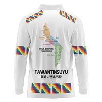 Inca Empire Tawantinsuyu Long Sleeve Polo Shirt Realm of the Four Parts