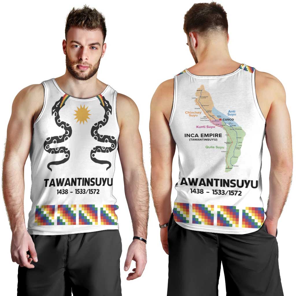Inca Empire Tawantinsuyu Men Tank Top Realm of the Four Parts