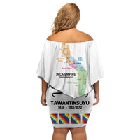 Inca Empire Tawantinsuyu Off Shoulder Short Dress Realm of the Four Parts