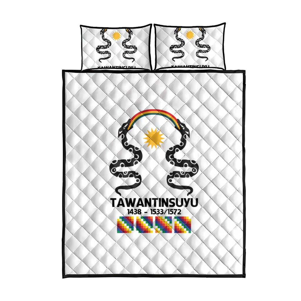 Inca Empire Tawantinsuyu Quilt Bed Set Realm of the Four Parts