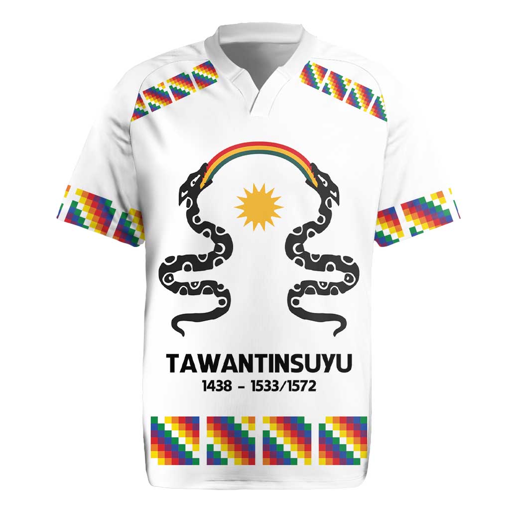 Inca Empire Tawantinsuyu Rugby Jersey Realm of the Four Parts