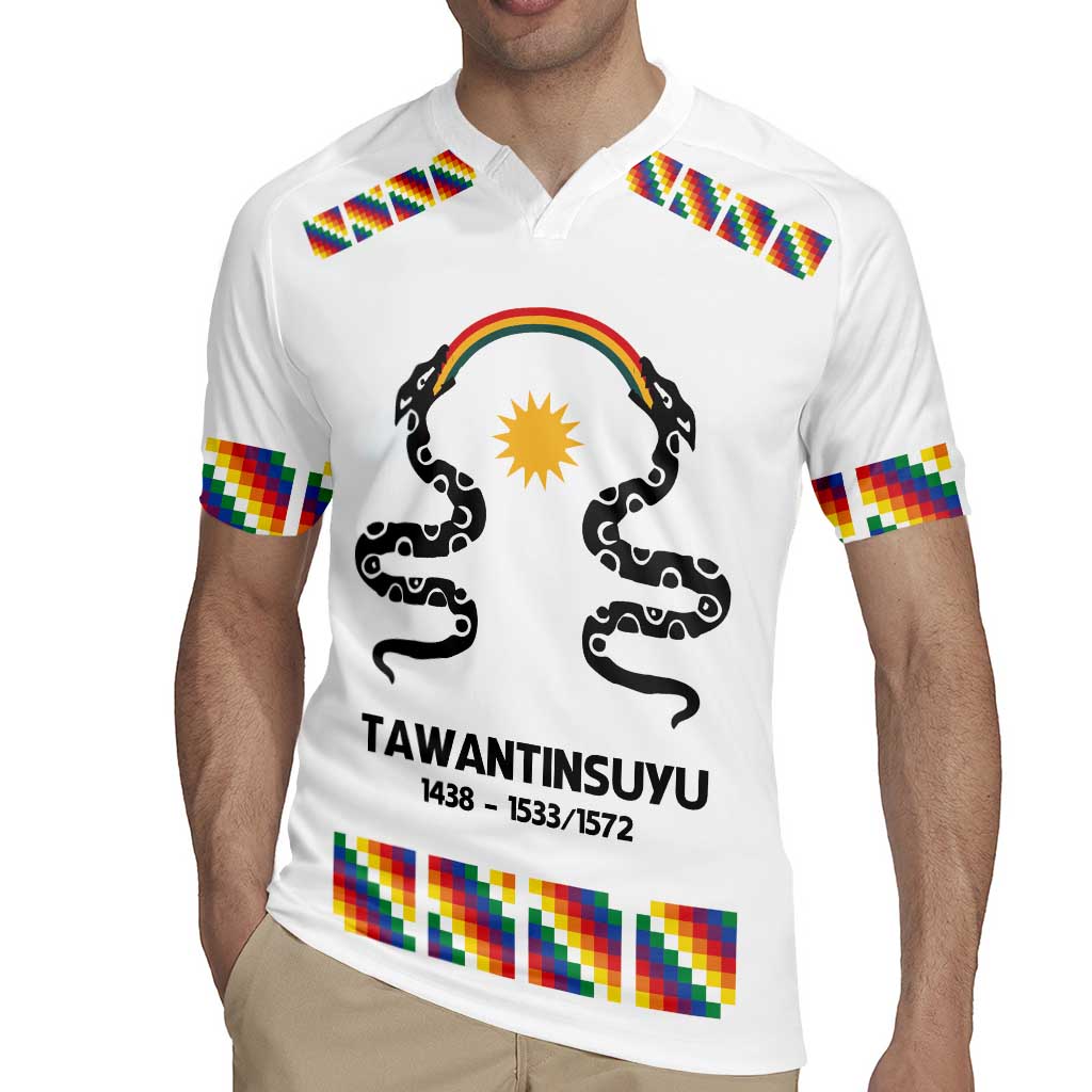 Inca Empire Tawantinsuyu Rugby Jersey Realm of the Four Parts