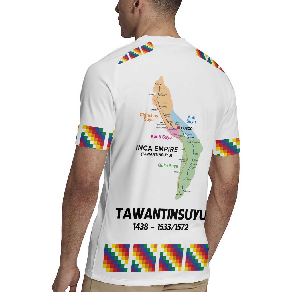 Inca Empire Tawantinsuyu Rugby Jersey Realm of the Four Parts